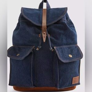 LEVI’S HERITAGE BACKPACK - Dark Blue Denim - NEW